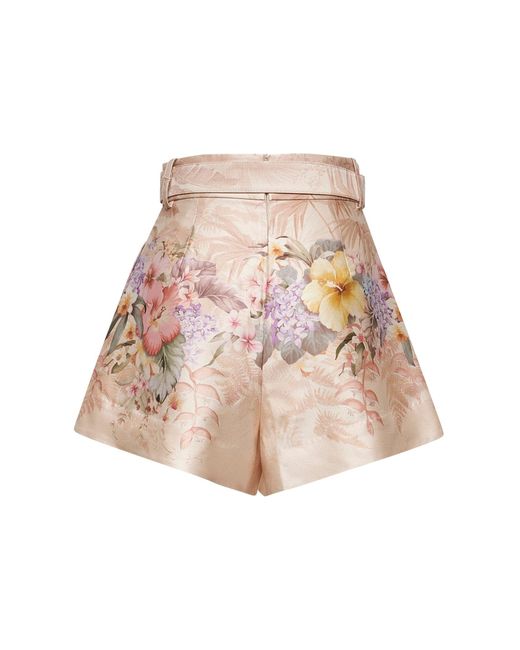 Shorts Illuminate Tuck di Zimmermann in Natural