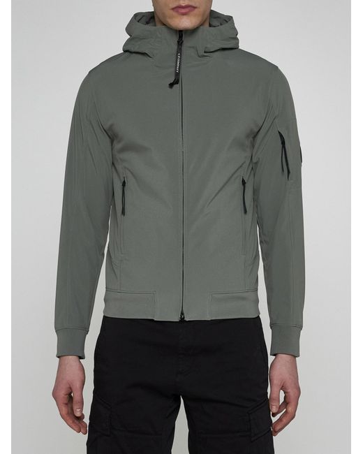 C P Company Gray Shell-r Hooded Jacket for men