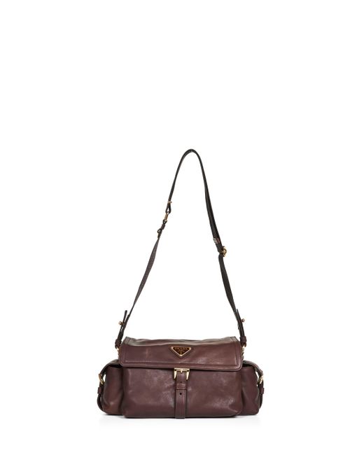 Borsa A Spalla Prada Explore Medium Bruciato di Prada in Brown