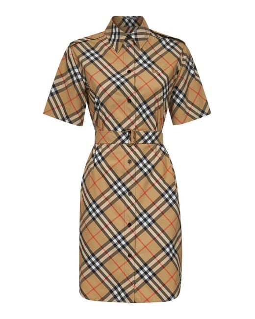 Abito Chemisier di Burberry in Multicolor