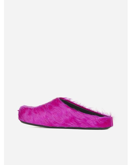 Marni Purple Sandals for men