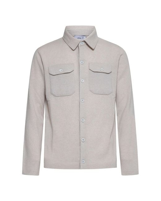 Giacca Camicia di D 40 in Gray da Uomo