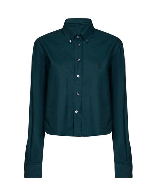 Camicia Crop di AMI in Blue