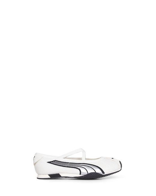 PUMA White Warm Mesh H-Street Ballet Flats