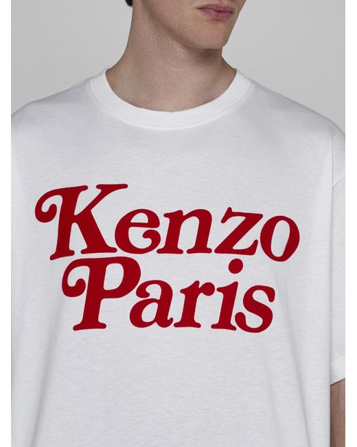 KENZO White By Verdy Cotton T-shirt for men