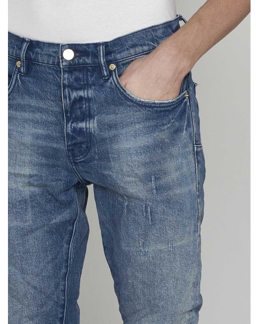 Purple Brand Blue Slim-fit Jeans for men