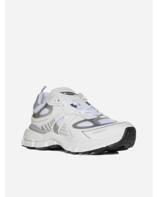 Axel Arigato White Marathon Ghost Runner Leather Sneakers