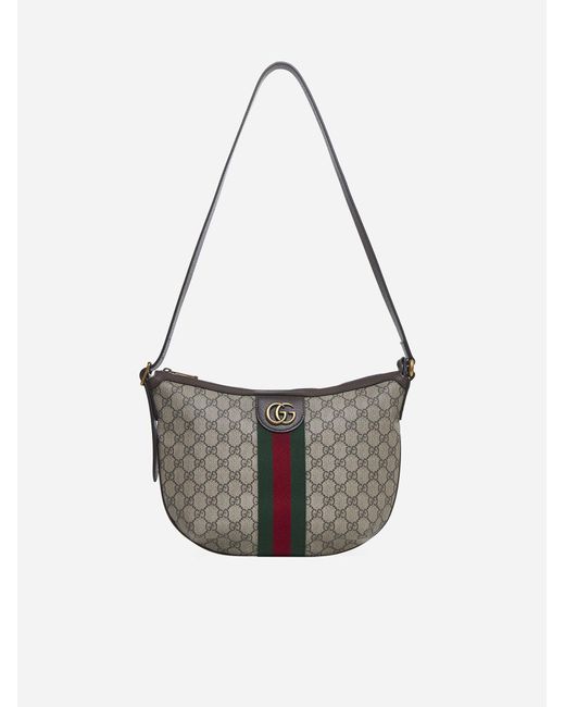 Gucci White Ophidia GG Fabric Small Crossbody Bag for men