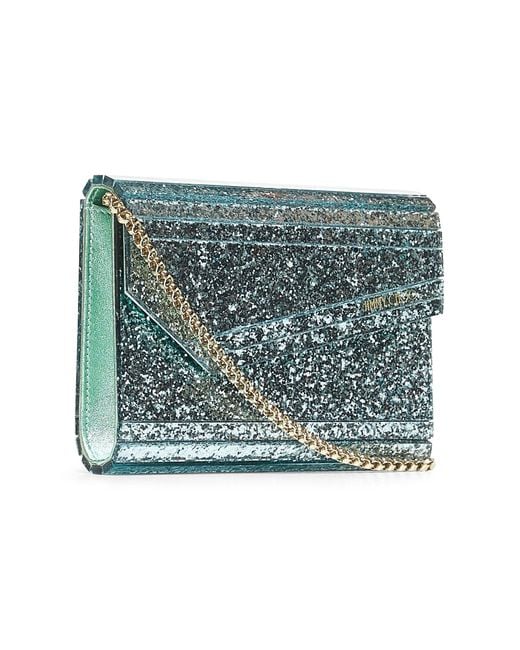Jimmy Choo Blue Aqua Candy Clutch