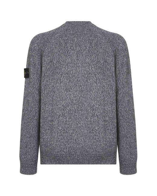 Maglione Girocollo Con Maniche Raglan di Stone Island in Gray da Uomo