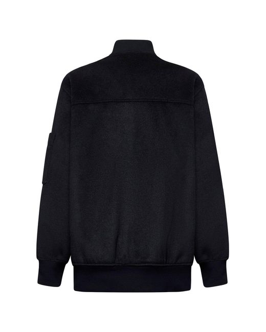 Blanca Vita Blue Cloth Bari Bomber Jacket