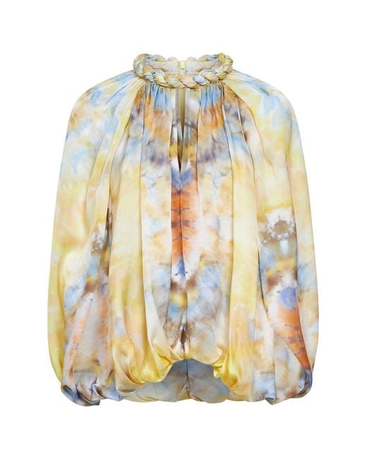 Zimmermann White Blouse Alchemy Silk