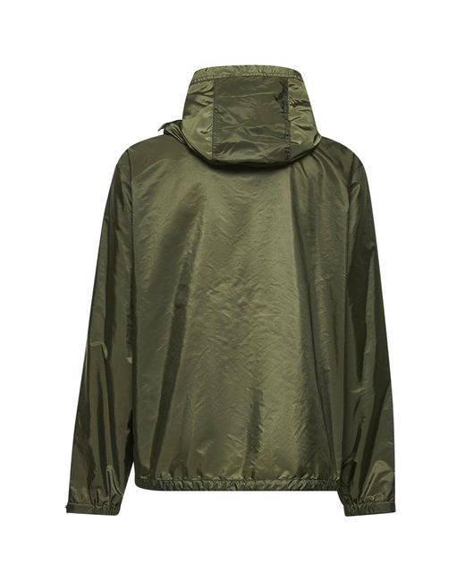 Giacca Con Cappuccio Remoray Verde di Moncler in Green da Uomo