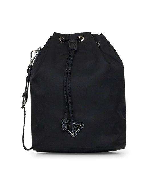 Prada Black Bucket Pouch Bag