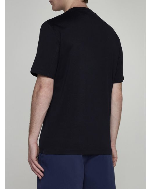 Brunello Cucinelli Black T-shirts And Polos for men