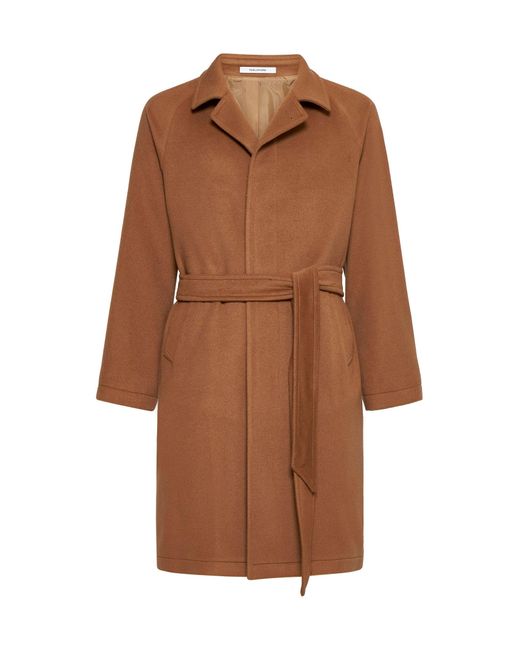 Tagliatore Brown Salomon Cashmere Coat for men