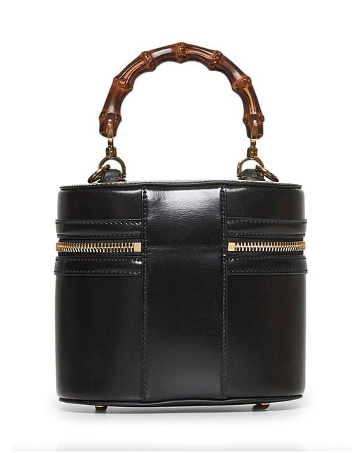 Gucci Black Mini Bamboo Shoulder Bag