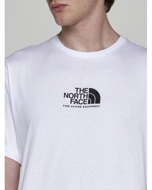 The North Face White Fine Alpine Equipment 3 Cotton T-Shirt for men