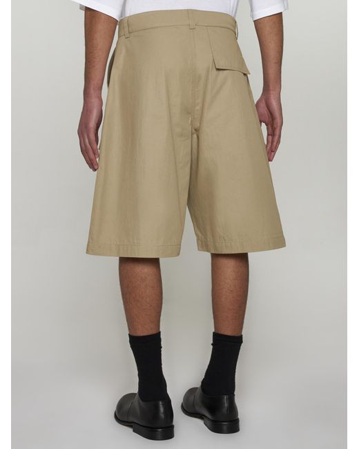 Studio Nicholson Natural Tiller Cotton-blend Shorts for men