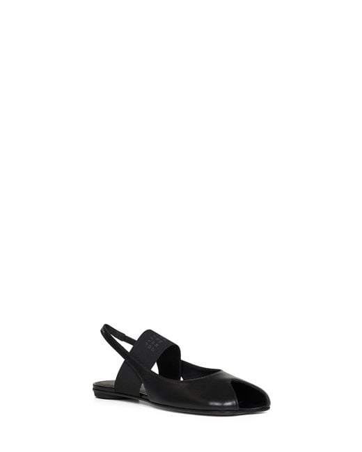 MM6 by Maison Margiela White Anatomic Numeric Slingbacks