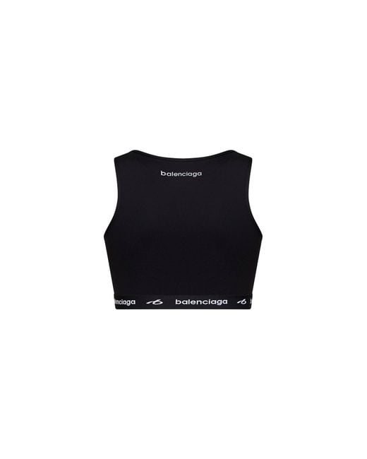 Balenciaga Black Techwear Bra Tank Top