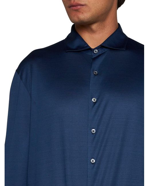 Camicia di D 40 in Blue da Uomo