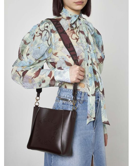 Stella McCartney White Alter Nappa Mini Crossbody Bag
