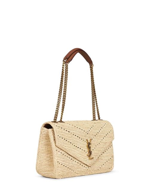 Saint Laurent Metallic Light Loulou Medium Shoulder Bag