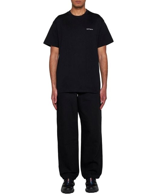 Carhartt Black Script Embroidery T-Shirt for men