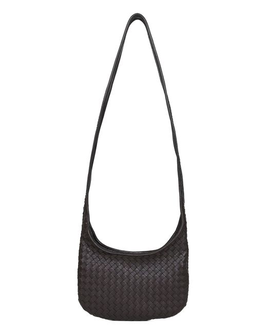 Borsa Crossbody Veneto Piccola di Bottega Veneta in Black da Uomo