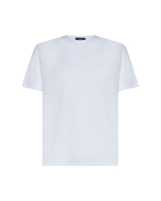 Herno White Superfine T-Shirt for men