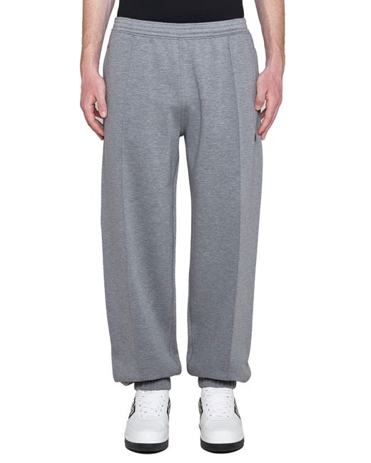 Givenchy Gray Cotton Track Pants for men