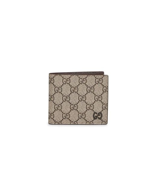 Gucci White Gg Bi-Fold Wallet for men
