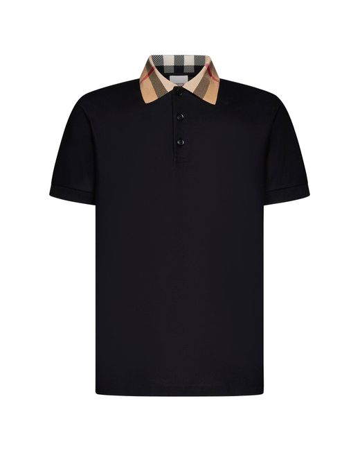 Burberry Black Polo T-Shirt for men