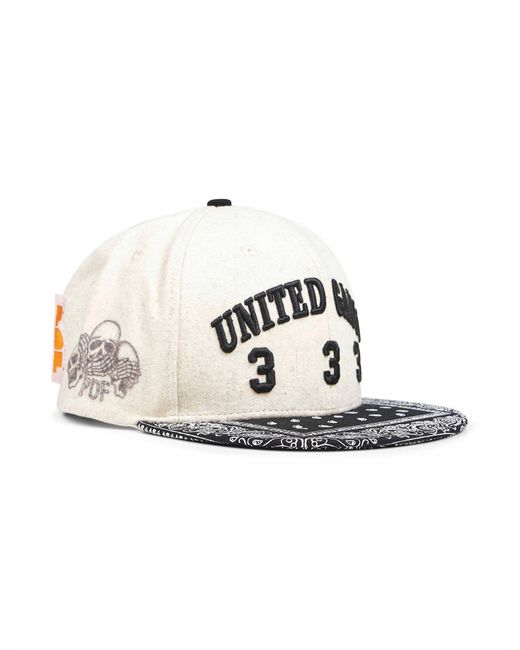 Cappello Da Baseball United Multicolore di PDF in White da Uomo