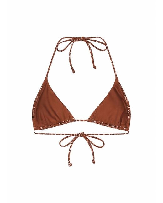 Mc2 Saint Barth White Triangle Bikini Top Leah