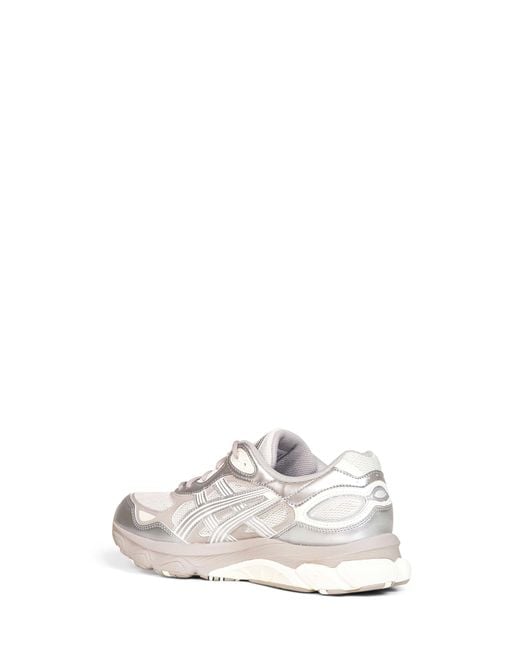 Asics White Smoke And Pure Gel-Nyc 2.0 Sneakers