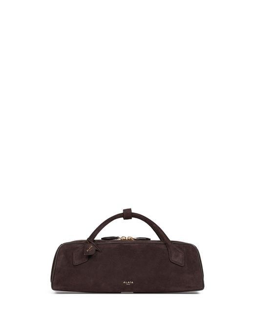 Alaïa Brown Top Handle Bag Le Teckel Dark