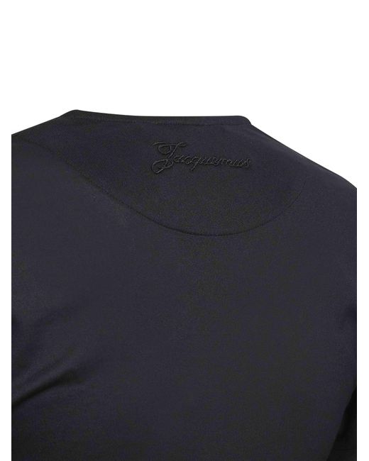 Jacquemus Black Jersey Thw Ventadau Wrap Top
