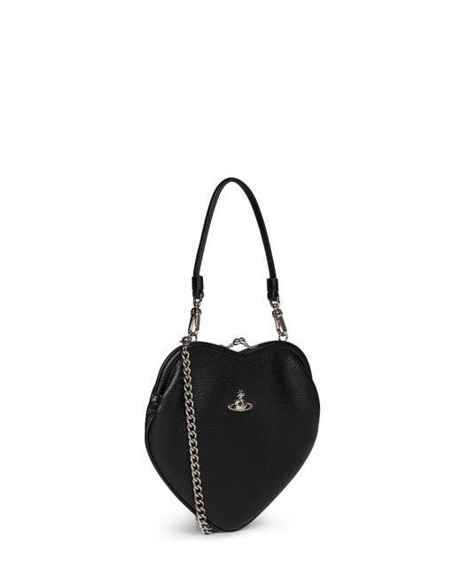 Vivienne Westwood Black Belle Heart Frame Handbag