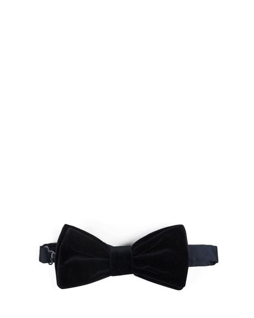 D 40 Black Velvet Pre-Tied Bow Tie for men
