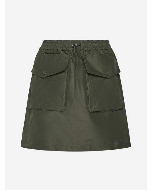 Moncler Green Short Skirts
