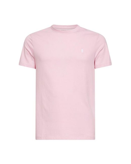Polo Ralph Lauren Pink Garden Jersey Custom Slim-Fit Crewneck T-Shirt for men