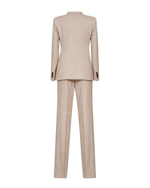 Abito Doppiopetto di Tagliatore in Natural