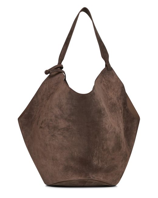 Khaite Brown Medium Lotus Tote Bag