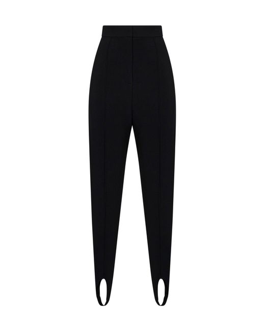 Stella McCartney Black Jersey Stirrup Trousers