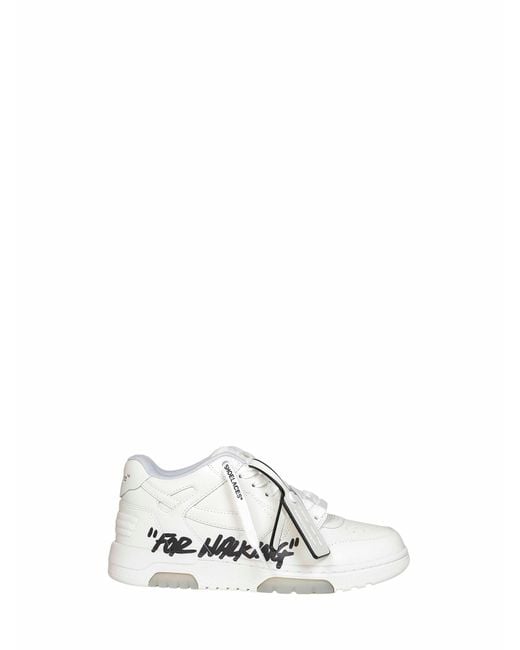 Off-White c/o Virgil Abloh White Out Of Office "For Walking" Sneakers