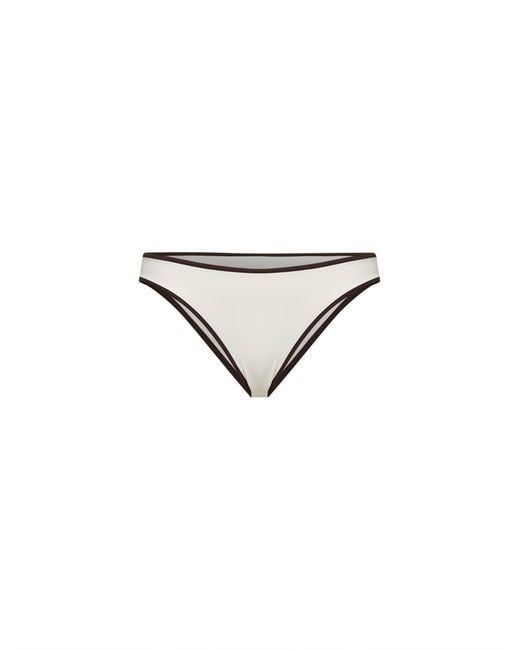 Mc2 Saint Barth White String Bikini Bottom Maia