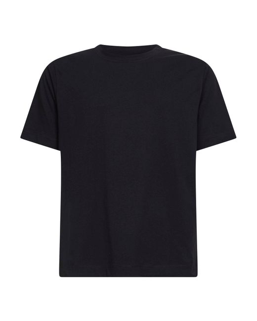 Dries Van Noten Black Jersey Regular-Fit Crewneck T-Shirt for men