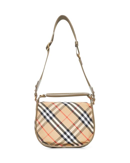 Borsa Messenger B Clip Piccola di Burberry in White